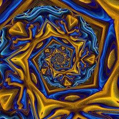 Fluid Art. Abstract colorful background, wallpaper, texture. Mixing paints. Modern art. Marble texture. Dream. İmagination, Mandala.