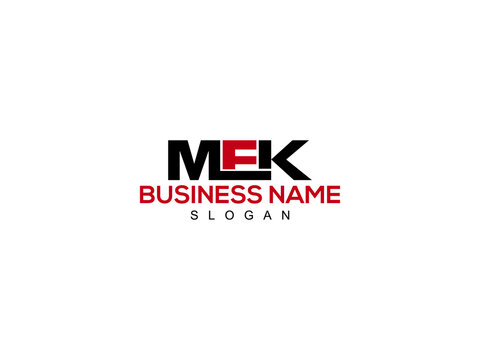 Letter MEK Logo Icon Vector Image Design For Company or Business