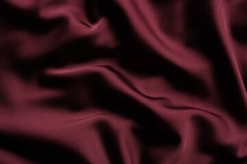 Draped vinous silk fabric background