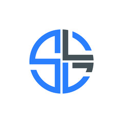SLL logo SLL icon SLL vector SLL monogram SLL letter SLL minimalist SLL triangle SLL hexagon Circle Unique modern flat abstract logo design 