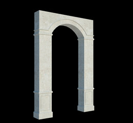 Fototapeta premium 3d Render Building Structure On Isolated