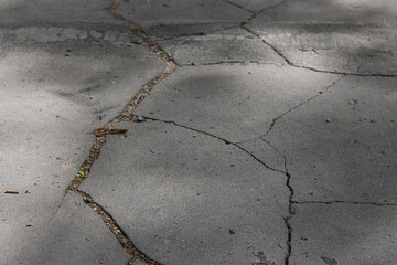 cracked asphalt texture