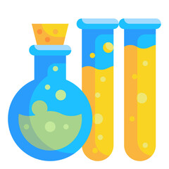 laboratory flat icon