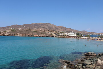 Fototapeta na wymiar Syros. ONO Concept beach. 