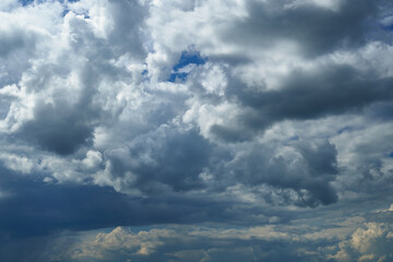 Fototapeta premium bright sky, beautiful clouds as a background 