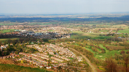 Fototapeta na wymiar Landscape in Worcestershire