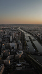 Naklejka na ściany i meble City of paris, France