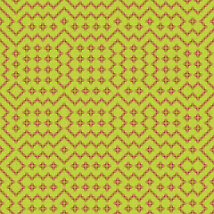 Naklejka premium Abstract Geometric Pattern generative computational art illustration