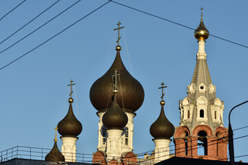 dawn on the streets of Nizhny Novgorod