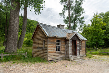 Antique wooden house at Arrowtown, New Zealand