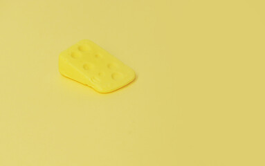 Delicious colorful jelly candy on background