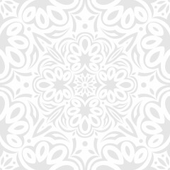 white abstract background with mandala texture