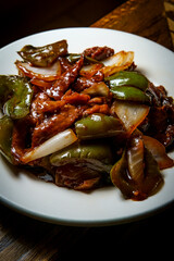 Chinese Food Pepper Steak