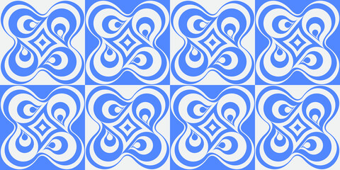 Obraz premium Seamless pattern. Luxury tiles for design interior. Floor tiles. Fashionable color combinations. Multicolor background for business. Template. Multicolor backdrop. Textile ornament. Stylish design. 