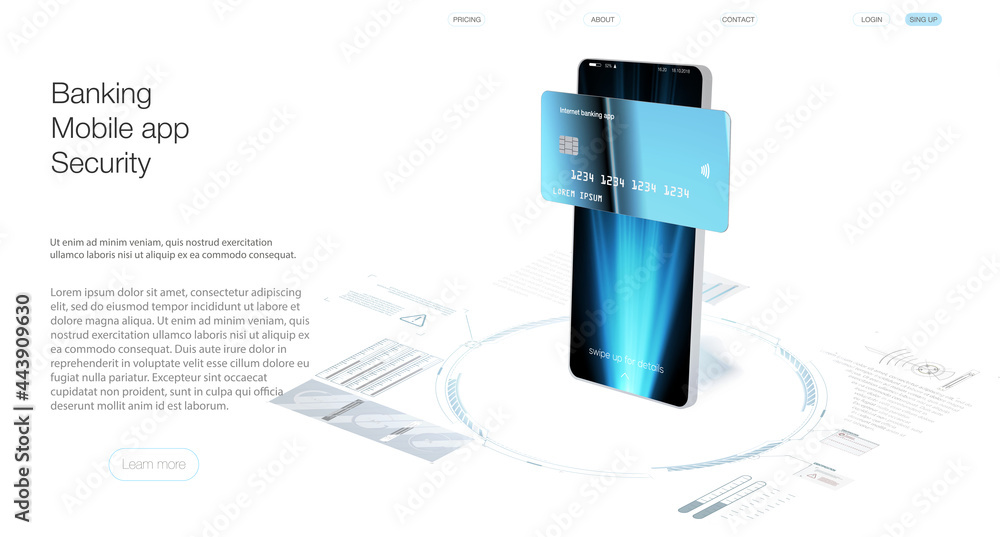 Aufkleber realistic smartphone mockup. modern cellphone with blank white screen, mobile phone in different ang