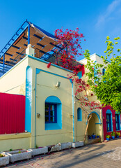 Beautiful street view in Kos Island. Kos Island is populer tourist destination in Greece.
