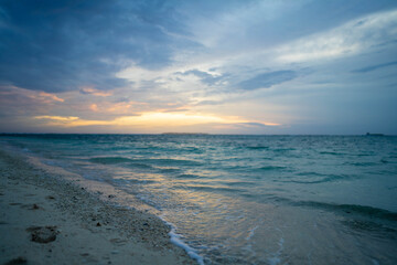 沖縄 瀬底島の瀬底ビーチの風景