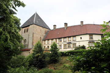 Fototapeta na wymiar mittelalterliche Wasserburg Schloss Rheda