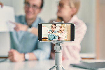 Close up shop via mobile phone