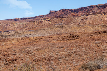 Landschaft bei den Orgelpfeifen, Namibia