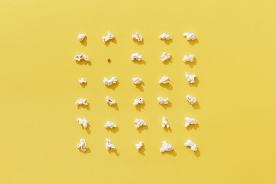 Square of popcorn