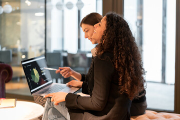 Business Women Working Together