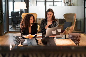 Business Women Working Together