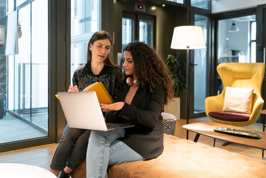 Business Women Working Together