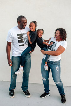 Laughing Black family 