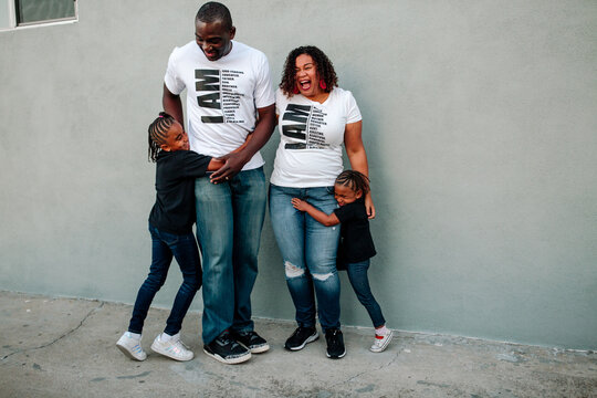 Laughing Black family