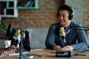 Process of recording podcast with celebrity 