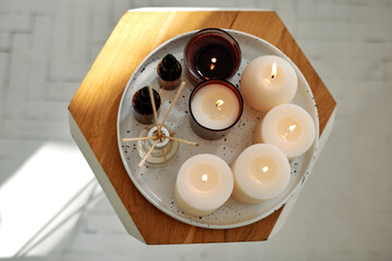 Masseur tools for relaxing atmosphere 