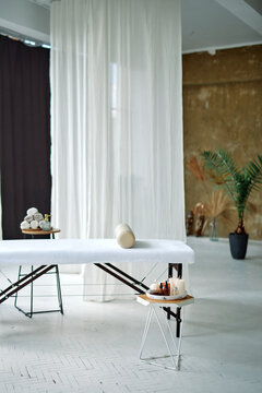 Spacious room for cosmetological procedure 