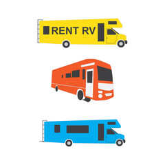 Class C and Class A RV Van vehicle