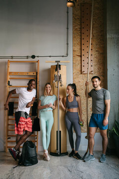  Group Of Friends At Gym