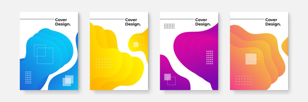 Blue layout futuristic brochures, flyers, placards. Contemporary science and digital technology concept. Vector template for brochure or cover with hi-tech elements background.