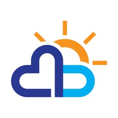 Cloud logo vector icon