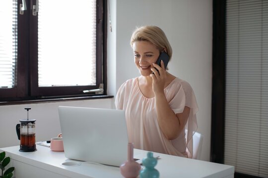 Woman Working from Home