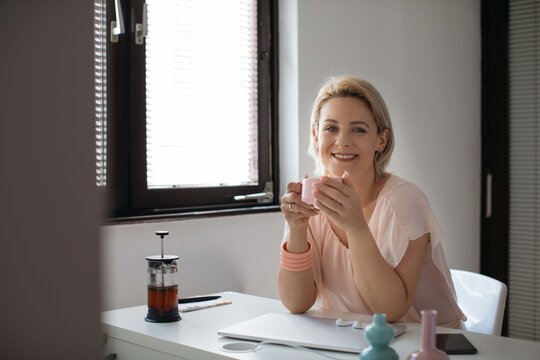 Woman Working from Home