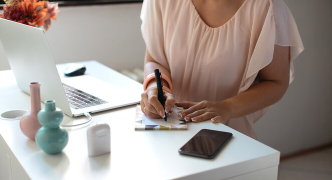 Woman Working from Home