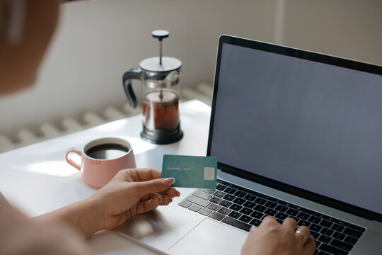 Woman Shopping Online