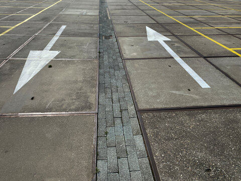road with arrows