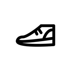 shoes icon line style vector