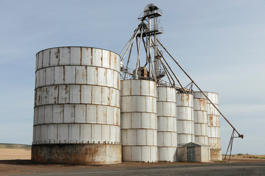 Grain silos, Eastern Washington