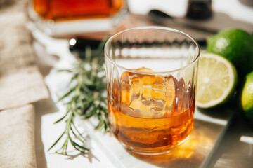 whiskey on ice