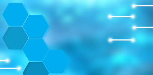 abstract background with hexagons , DIGITAL BACKGROUND 