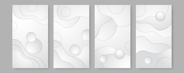 White abstract background. Abstract white square shape with futuristic concept background
