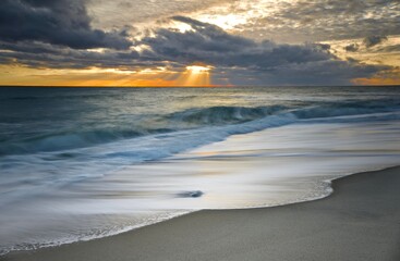 sunrise on the beach