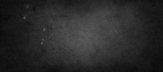 Obraz premium Black dark rough texture concrete stone wall background