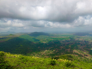 Obraz premium Beautiful view, national park, Saputara Town in Gujarat.